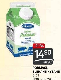 Nápoj podmáslí šlehané kysané Moravia