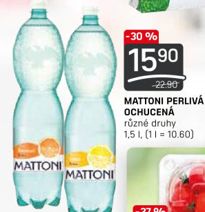 Ochucená voda Mattoni