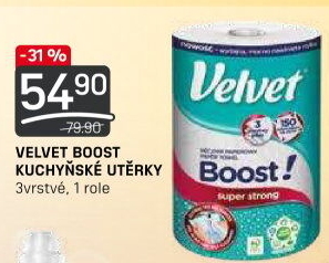 Papírové ručníky 3vrstvé Boost! Velvet