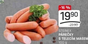 Párečky s telecím masem Steinex
