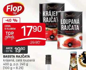 Rajčata krájená Bassta