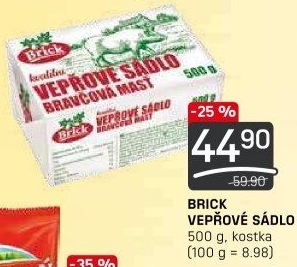 Sádlo vepřové Brick