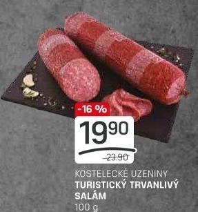 Salám turistický Kostelecké uzeniny
