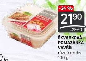 Škvarková pomazánka Lahůdky Vavřík