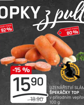 Špekáčky Top Sláma