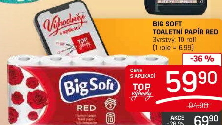 Toaletní papír 3vrstvý Big Soft