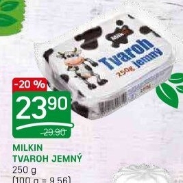 Tvaroh jemný Milkin