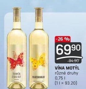 Vína Motýl Víno Mikulov