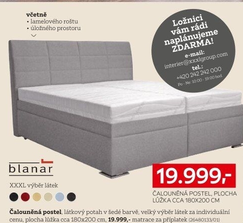 ČALOUNĚNÁ POSTEL