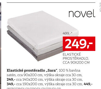 ELASTICKÉ PROSTĚRADLO