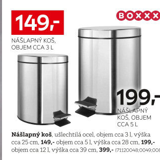 KOŠ S NÁŠLAPNÝM PEDÁLEM