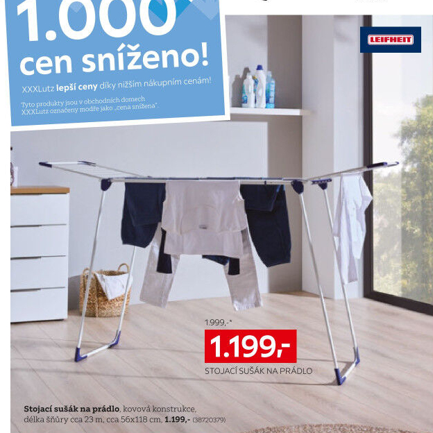 STOJACÍ SUŠÁK NA PRÁDLO