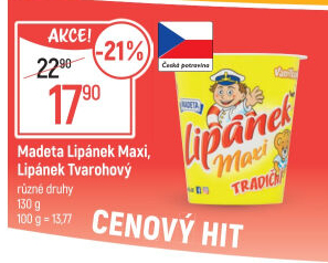 Dezert Lipánek Madeta