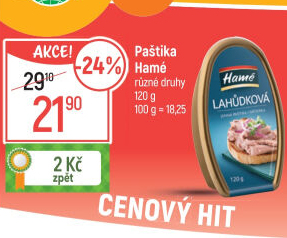 Paštika lahůdková Hamé