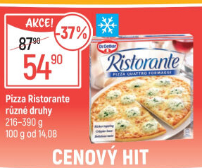 Pizza mražená Ristorante Dr. Oetker