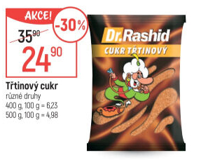 Třtinový cukr Dr. Rashid