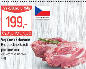 Vepřová krkovice bez kosti Globus