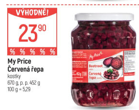 Červená řepa My Price