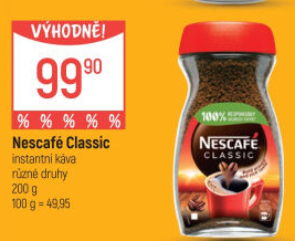 Instantní káva Nescafé Classic