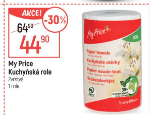 Kuchyňské utěrky 2vrstvé XXL My Price
