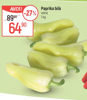Paprika bílá
