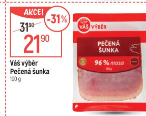 Pečená šunka nejvyšší jakosti Váš Výběr
