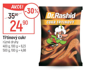 Třtinový cukr Dr. Rashid