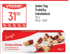 Trubičky čokoládové Jeden Tag
