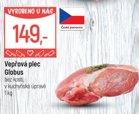 Vepřová plec bez kosti Globus