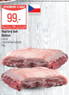 Vepřový bok s kostí Globus