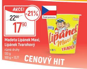 Dezert Lipánek Madeta