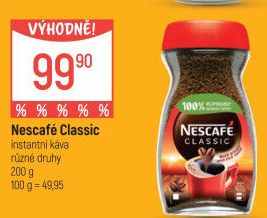 Instantní káva Nescafé Classic