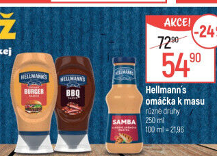 Omáčky k masu Hellmann'
