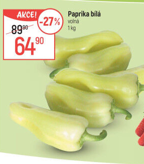 Paprika bílá
