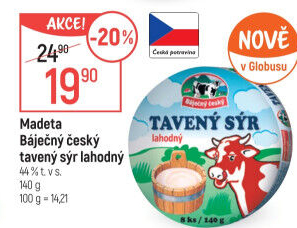Sýr tavený Báječný český Madeta
