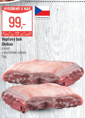 Vepřový bok s kostí Globus
