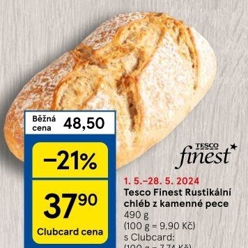 Chléb rustikální Tesco Finest