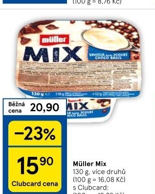 Jogurt Müller Mix