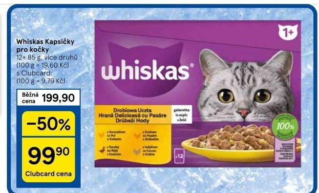 Kapsičky pro kočky Whiskas