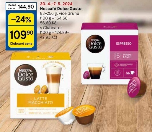 Kapsle Dolce Gusto Nescafé
