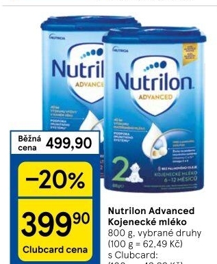 Kojenecká výživa Nutrilon Advanced