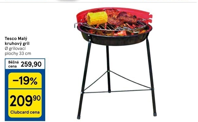 Kulatý gril Tesco