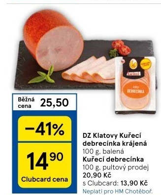 Kuřecí debrecínka DZ Klatovy