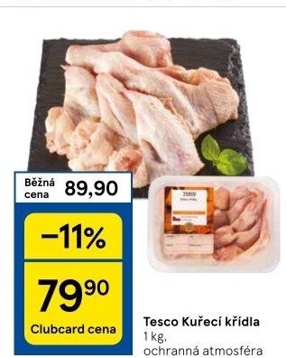 Kuřecí křídla Tesco