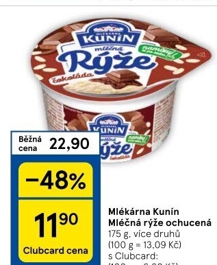 Mléčná rýže Mlékárna Kunín