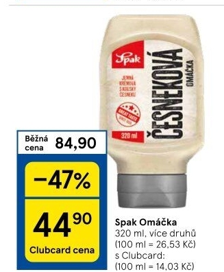 Omáčky Spak