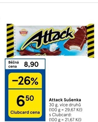 Oplatky Attack Sedita