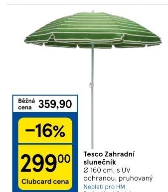 Slunečník Tesco