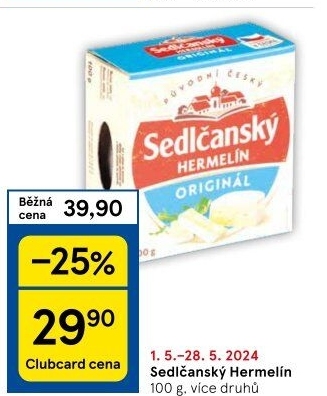 Sýr Hermelín Sedlčanský