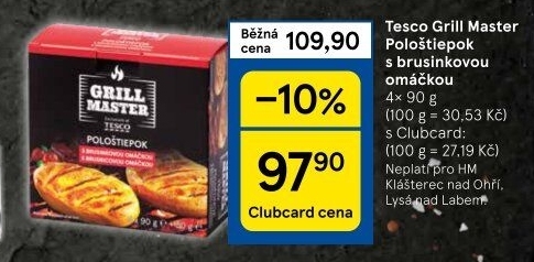 Sýr Pološtiepok na gril Grill Master Tesco